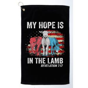 My Hope Is In The Lamb Platinum Collection Golf Towel