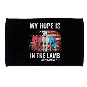 My Hope Is In The Lamb Microfiber Hand Towel