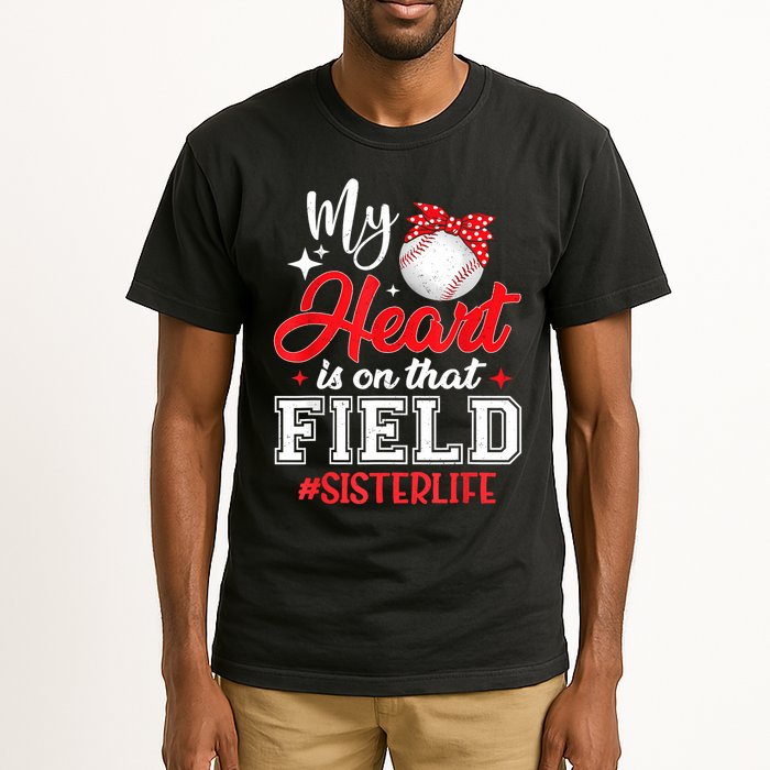 My Heart Is On That Field Baseball Sister Tall T-Shirt