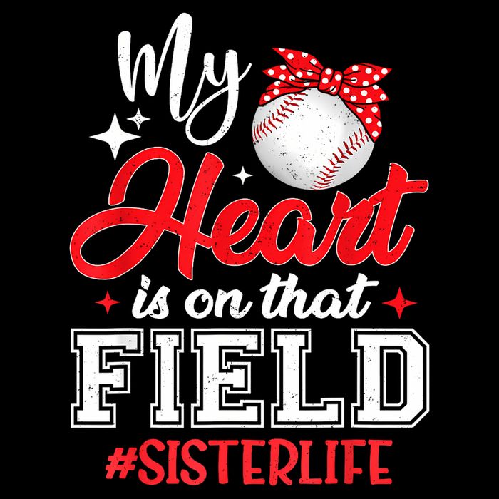 My Heart Is On That Field Baseball Sister Sustainable Bucket Hat
