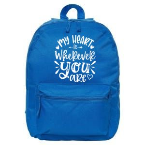 My Heart Is Wherever You Are Gift 16 in Basic Backpack