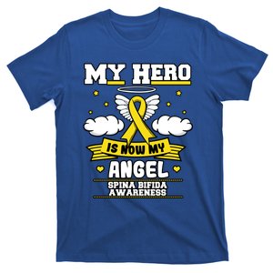 My Hero Is Now My Angel Spina Bifida Awareness Warrior Gift T-Shirt