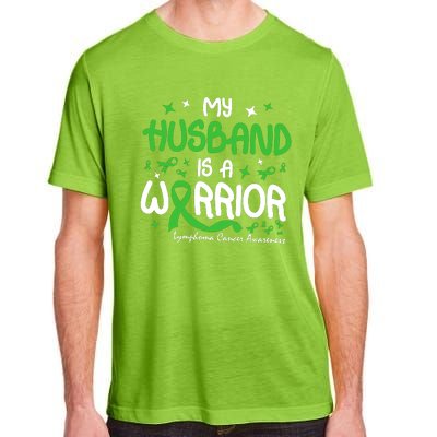 My Husband Is A Warrior Lymphoma Cancer Adult ChromaSoft Performance T-Shirt