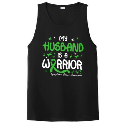 My Husband Is A Warrior Lymphoma Cancer PosiCharge Competitor Tank