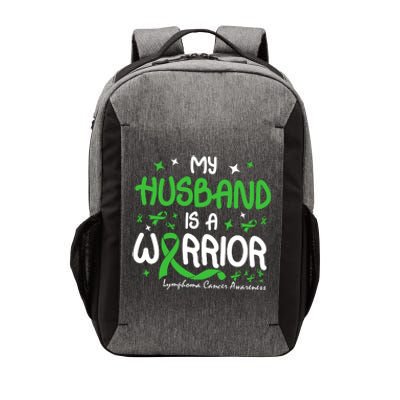 My Husband Is A Warrior Lymphoma Cancer Vector Backpack