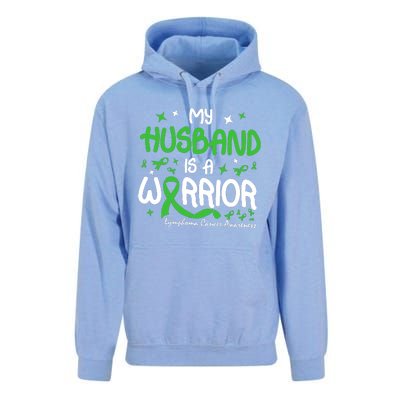 My Husband Is A Warrior Lymphoma Cancer Unisex Surf Hoodie