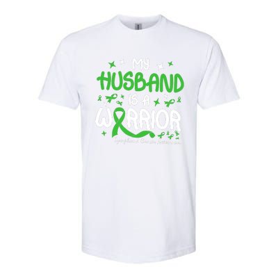 My Husband Is A Warrior Lymphoma Cancer Softstyle CVC T-Shirt