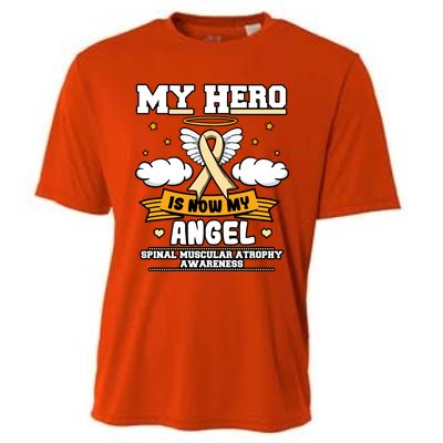 My Hero Is Now My Angel Spinal Muscular Atrophy Awareness Cool Gift Cooling Performance Crew T-Shirt