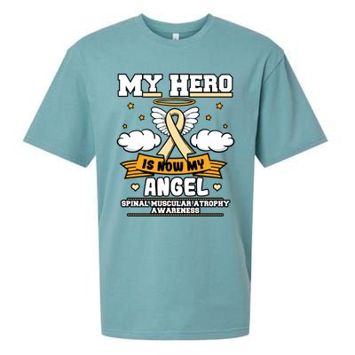 My Hero Is Now My Angel Spinal Muscular Atrophy Awareness Cool Gift Sueded Cloud Jersey T-Shirt