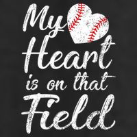 My Heart Is On That Field Baseball Softball Mom Gifts Hat