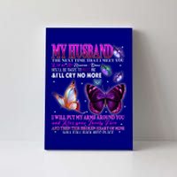 My Husband Is My Guardian Angel Wives Love And Miss Husband Gift Canvas