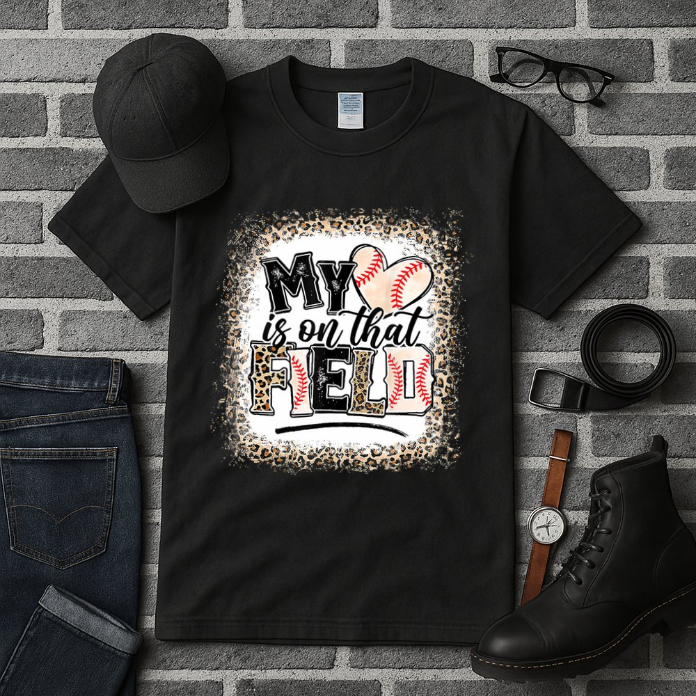 My Heart Is On That Field Baseball Tall T-Shirt