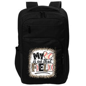 My Heart Is On That Field Baseball Impact Tech Backpack