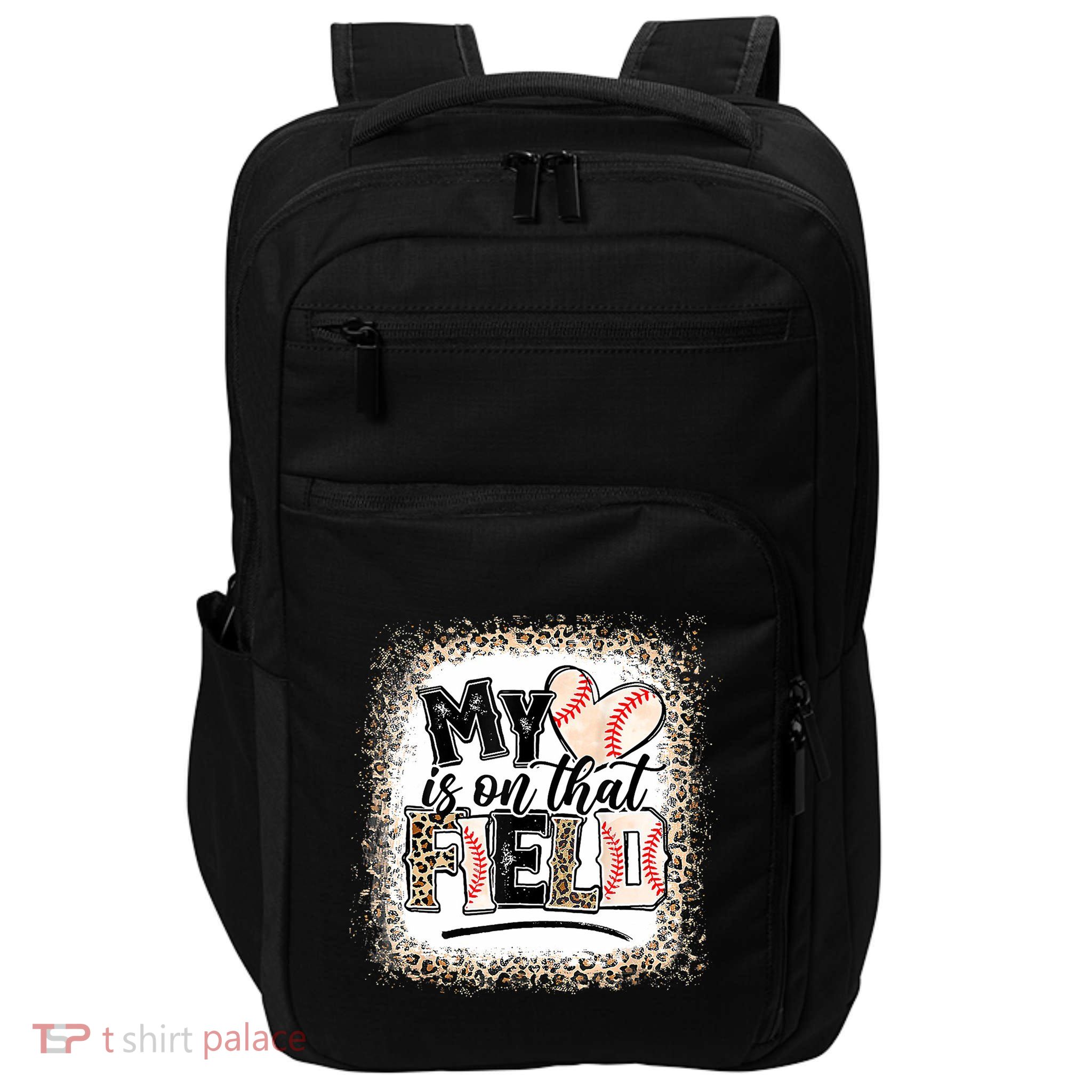 My Heart Is On That Field Baseball Impact Tech Backpack