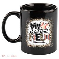 My Heart Is On That Field Baseball 11oz C Handle Ceramic Mug