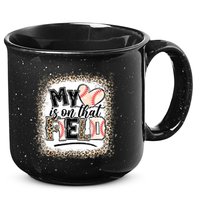 My Heart Is On That Field Baseball 15oz Campfire Ceramic Mug