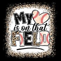 My Heart Is On That Field Baseball 16 in Basic Backpack