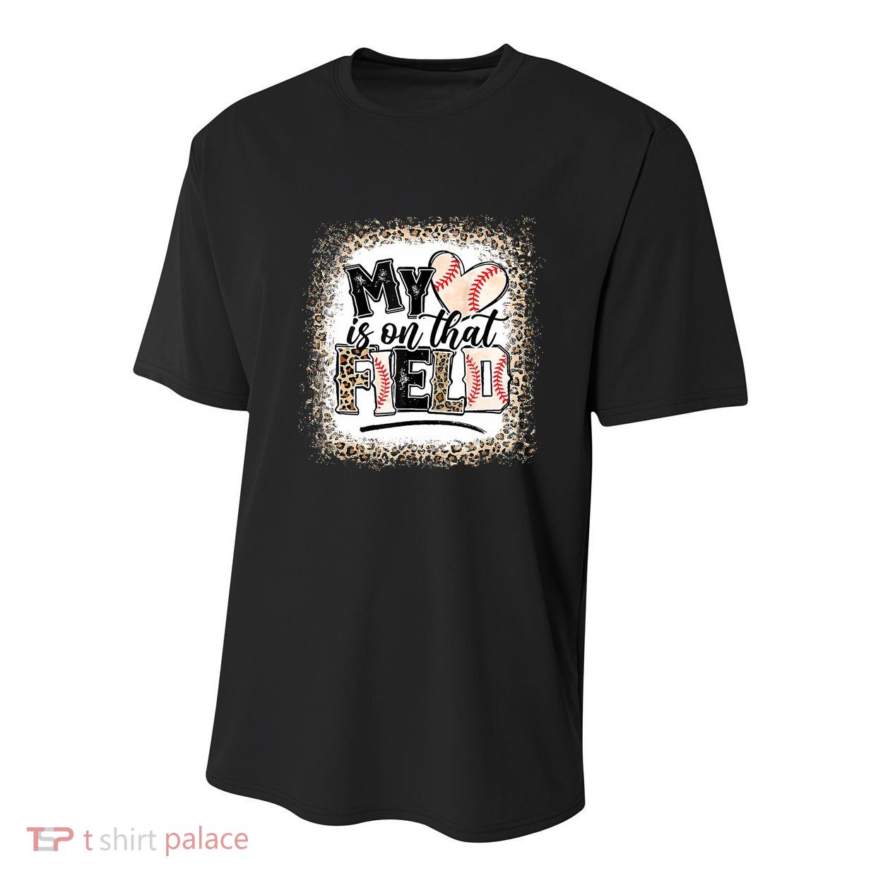 My Heart Is On That Field Baseball Youth Performance Sprint T-Shirt