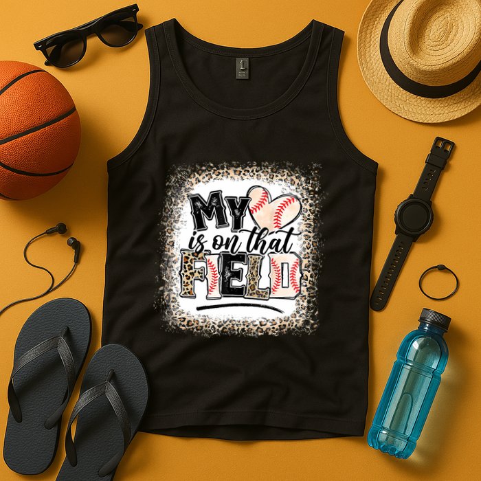My Heart Is On That Field Baseball Tank Top