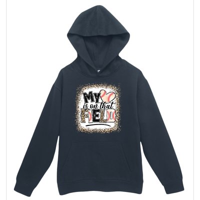 My Heart Is On That Field Baseball Urban Pullover Hoodie