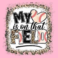 My Heart Is On That Field Baseball Doggie Tank