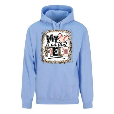 My Heart Is On That Field Baseball Unisex Surf Hoodie