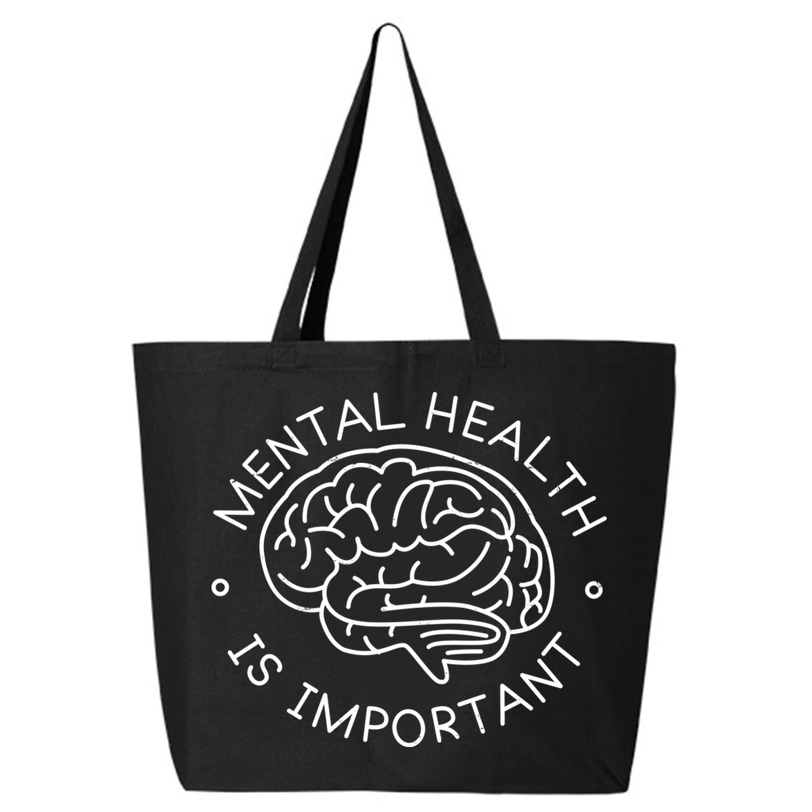 Mental Health Is Important Brain 25L Jumbo Tote