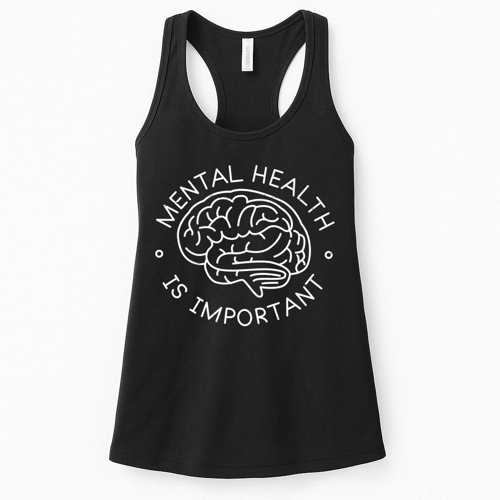 Mental Health Is Important Brain Womens Tank Top