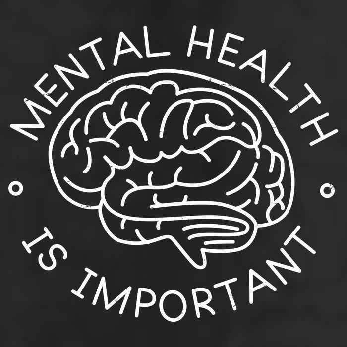 Mental Health Is Important Brain Golf Towel