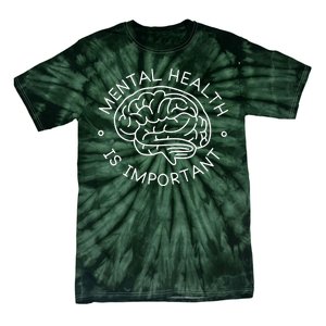 Mental Health Is Important Brain Tie-Dye T-Shirt