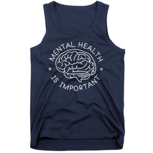 Mental Health Is Important Brain Tank Top