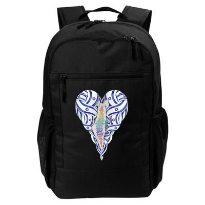 My Heart Is In Israel Jewish Israeli Flag Hatikvah Jerusalem Backpack