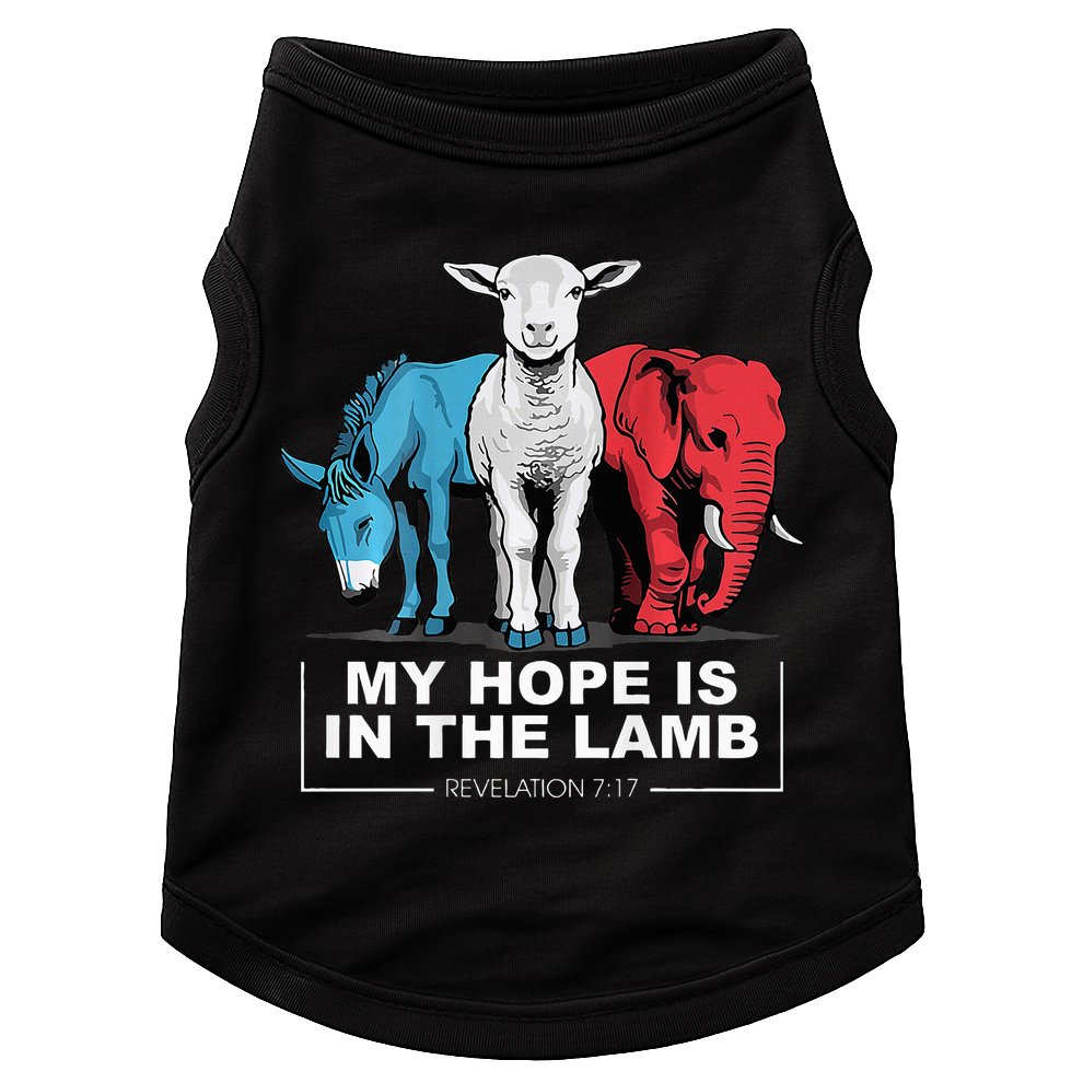 My Hope Is In The Lamb Doggie Tank