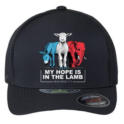 My Hope Is In The Lamb Flexfit Unipanel Trucker Cap