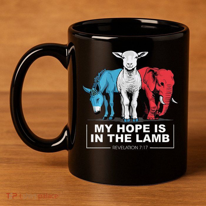 My Hope Is In The Lamb 11oz C Handle Ceramic Mug