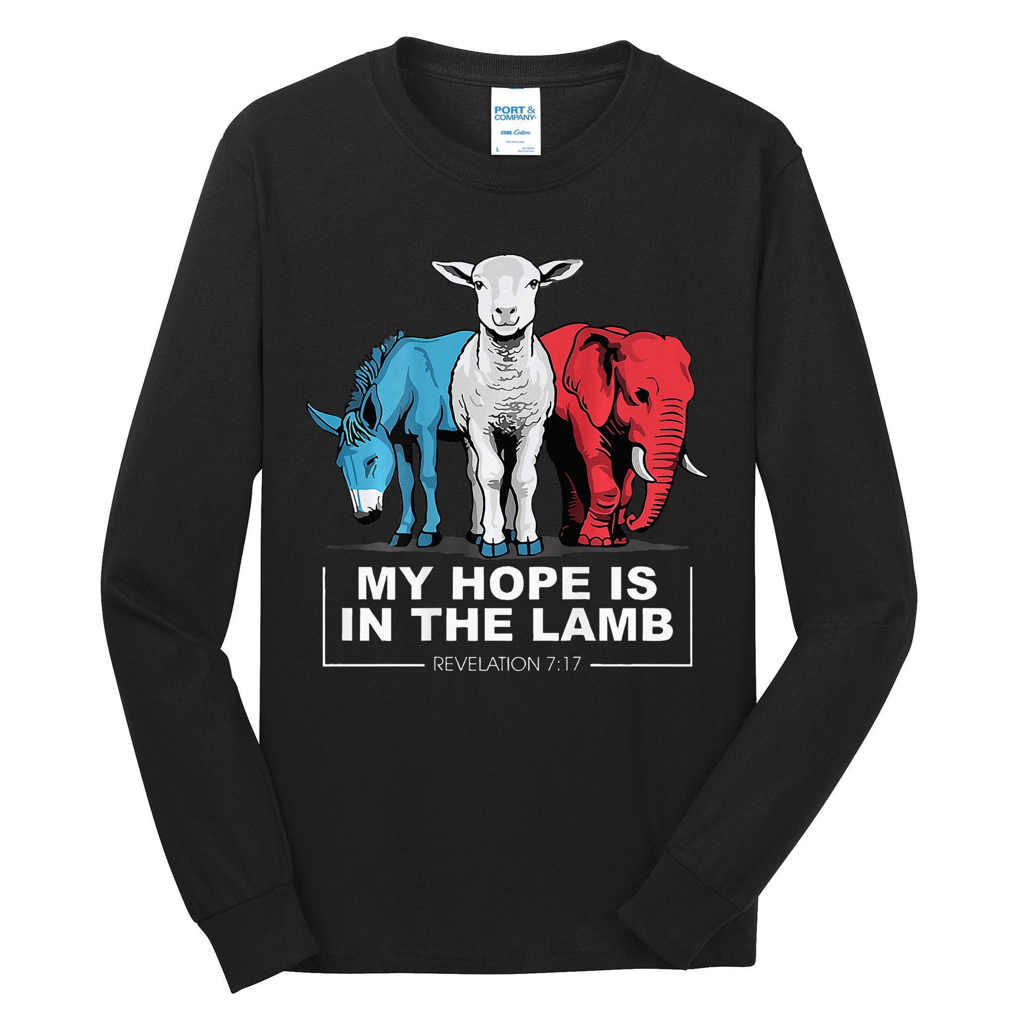 My Hope Is In The Lamb Tall Long Sleeve T-Shirt