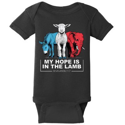 My Hope Is In The Lamb Baby Bodysuit