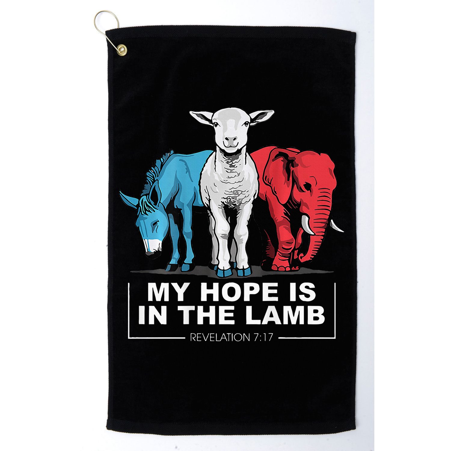 My Hope Is In The Lamb Golf Towel