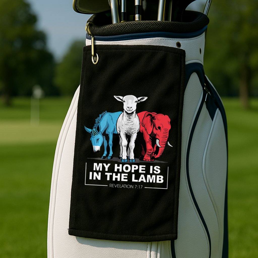 My Hope Is In The Lamb Golf Towel