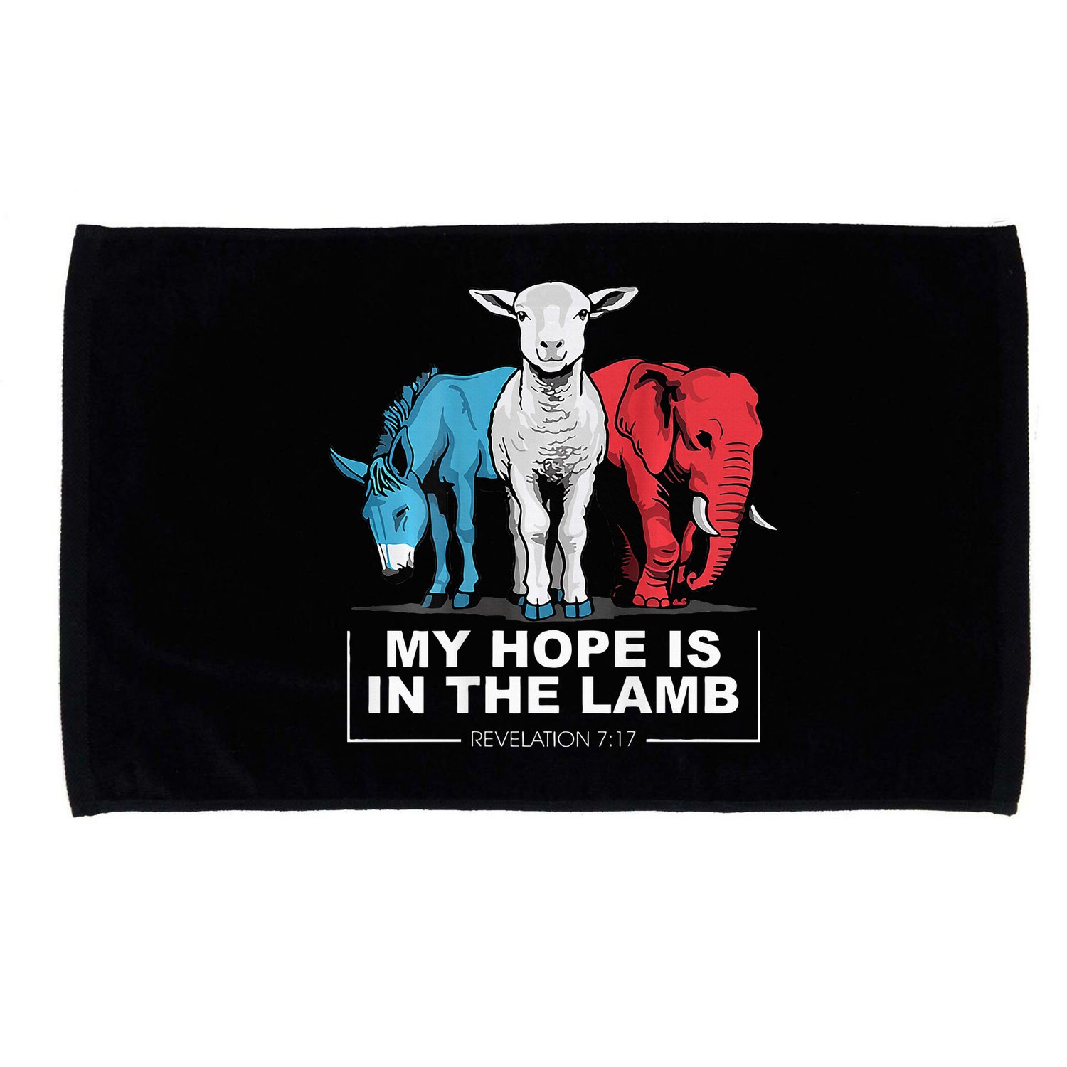 My Hope Is In The Lamb Microfiber Hand Towel