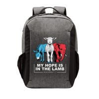 My Hope Is In The Lamb Vector Backpack