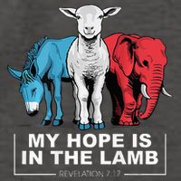 My Hope Is In The Lamb Vector Backpack