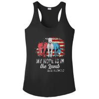 My Hope Is In The Lamb Funny Scripture Elephant Donkey Us Ladies PosiCharge Competitor Racerback Tank