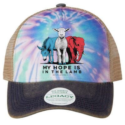 My Hope Is In The Lamb Legacy Tie Dye Trucker Hat