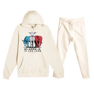 My Hope Is In The Lamb Premium Hooded Sweatsuit Set