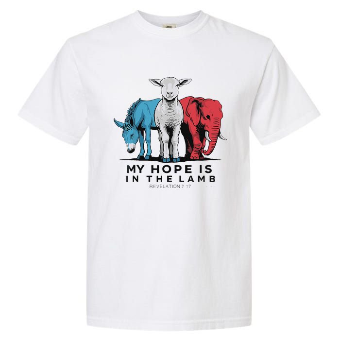 My Hope Is In The Lamb Garment-Dyed Heavyweight T-Shirt