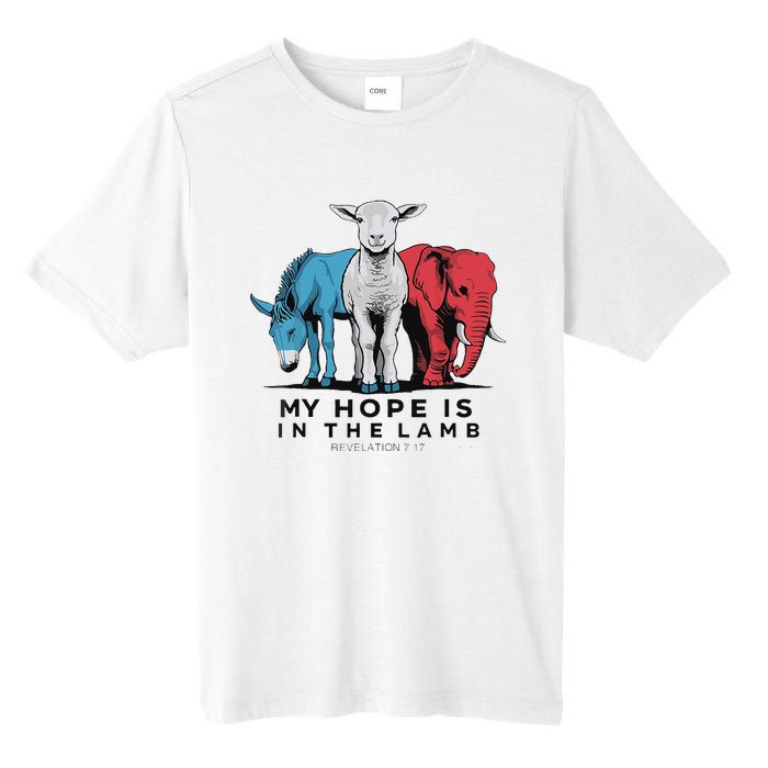 My Hope Is In The Lamb Tall Fusion ChromaSoft Performance T-Shirt