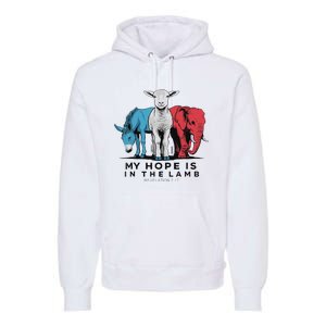 My Hope Is In The Lamb Premium Hoodie