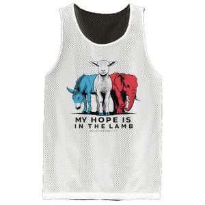 My Hope Is In The Lamb Mesh Reversible Basketball Jersey Tank