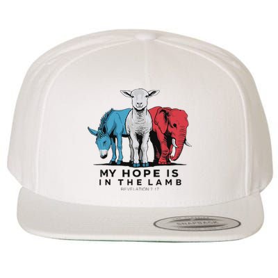 My Hope Is In The Lamb Wool Snapback Cap